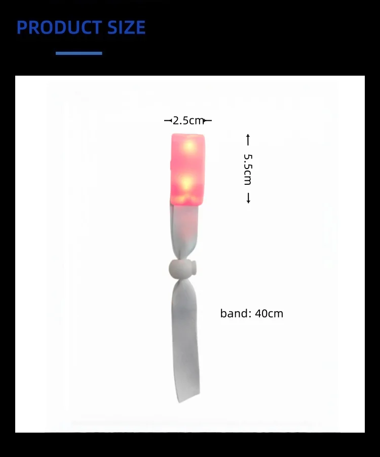 YX030 DMX512 LED Wristband view