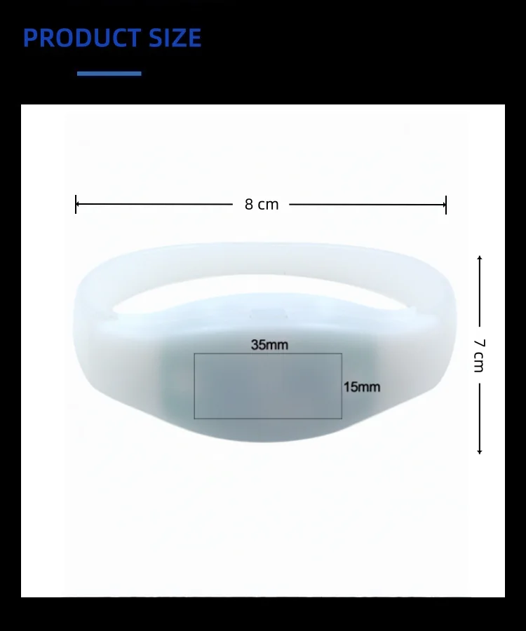 YX208S DMX512 LED Wristband view