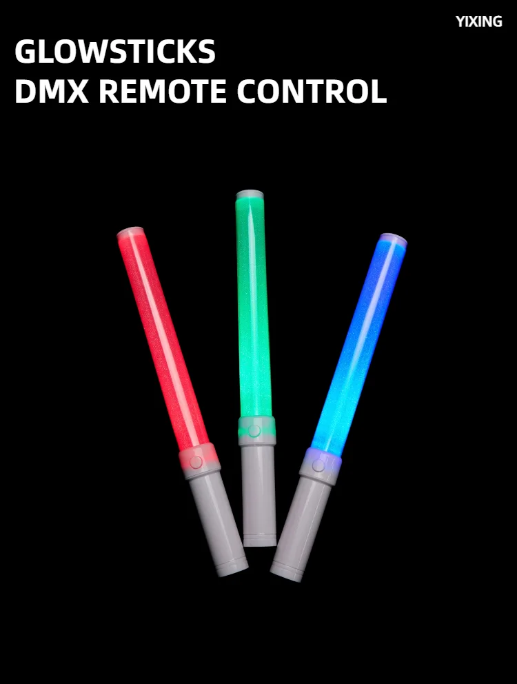 YX220 Type-C Rechargeable DMX512 LED Glow Stick