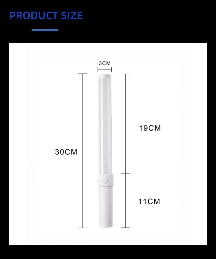 YX220 Type-C Rechargeable DMX512 LED Glow Stick view