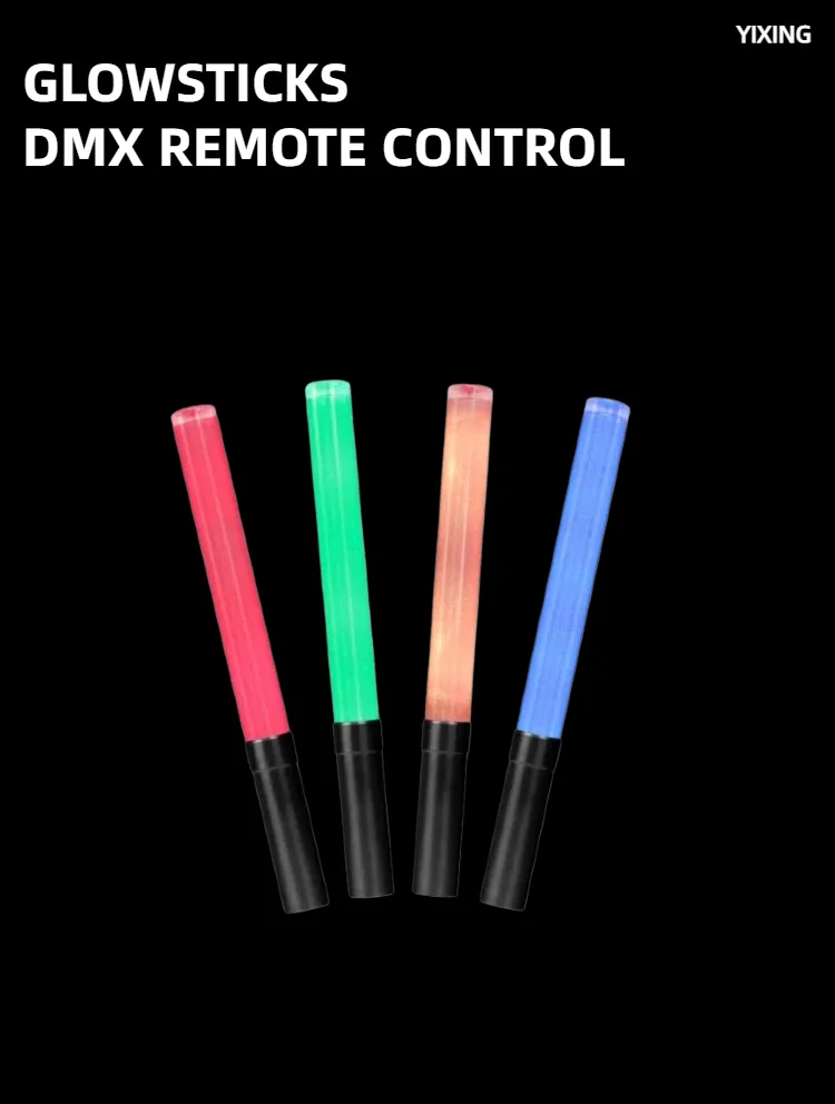 YX245B Type-C Rechargeable DMX512 LED Glow Stick